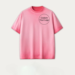2024 Unisex Verano de gran tamaño de punto de algodón transpirable camiseta High Street secado rápido al por mayor de talla grande de alta calidad en blanco hombres - Product Image 2