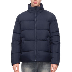 Vestes pour hommes en coton rembourrées de style nouveau, design nouveau, taille plus, manches longues, vestes gonflées en duvet pour hommes - Product Image 2