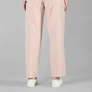 Jeans Casuales de Mujer Clásicos, de Cintura Media, Pierna Ancha, Tejido de Punto, Frente Plano, Transpirables, Impermeables, Talla Personalizada, 100% Algodón - Product Image 3