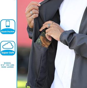 Chaqueta cortavientos de alta demanda 2025 Logotipo personalizado Ropa deportiva para exteriores Ropa de calle Premium Sudadera con capucha Fabricante OEM - Product Image 6