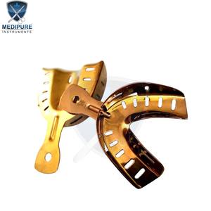 Plateaux d'empreinte dentaire en acier inoxydable autoclavables, instruments professionnels réutilisables perforés pour la dentisterie - Product Image 6