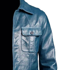 Vente directe usine Nouvelle Arrivée Veste en cuir de vache pour homme Col montant Respirante Séchage rapide Durable Légère Personnalisable - Product Image 3
