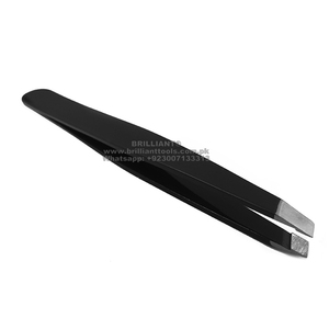 Ensemble de pinces à épiler en acier inoxydable inclinées à 4 pointes de qualité supérieure Kit d'instruments de beauté pour sourcils pour hommes et femmes pour une utilisation de poche - Product Image 6