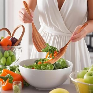 Spatule en bois, manche long, spatule plate pour frire, cuillères en bois faites à la main, cuillères à dessert, cuillères à riz, design moderne écologique - Product Image 6