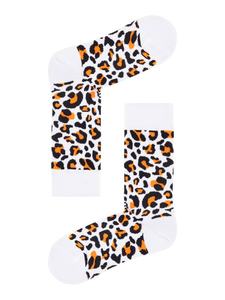 ODM Leopard Print Crew Calcetines para hombres y mujeres Cómodo Elástico Uso diario Mezcla de algodón transpirable Hecho en Vietnam - Product Image 2