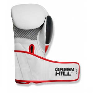 Gants de boxe personnalisés GREEN HILL F120 pour enfants, en cuir, avec lacets au poignet, tailles de 6oz à 16oz, adaptés aux sports - Product Image 3