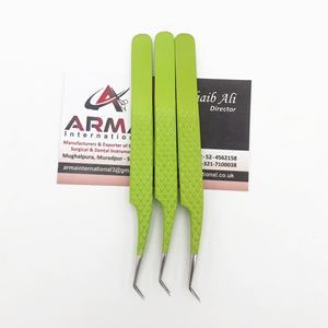 ที่หนีบขนตาแบบด้ามจับเพชร45องศาทำจากสเตนเลสอย่างยั่งยืนสำหรับปลายที่มีวอลลุ่มและไฟเบอร์ฉลากตามต้องการ - Product Image 4