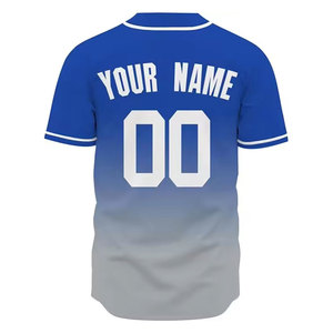 Nueva Llegada de Ropa Deportiva, Jersey de Béisbol con Nombre Personalizado Impreso, Tela 100% Poliéster, Mejor Precio - Product Image 2