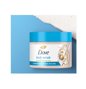 Dove Scrub Macadamia y leche de arroz a la venta exfoliante barato y nutre la piel para una suavidad visible y brillo - Product Image 1