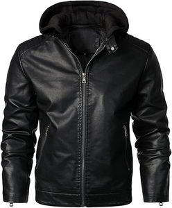 Nuevo estilo de invierno Buen rendimiento Motocicleta Pakistaní Venta al por mayor Chaquetas de cuero Fabricante Cinturón Lado Casual Chaqueta de moto - Product Image 1