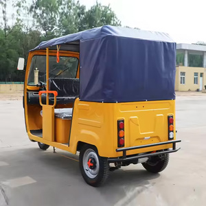 2025 mô hình mới ba bánh điện bajaj phong cách 3 bánh xe Tuk tuk mototaxi tự động xe kéo với cabin mái che hệ thống treo - Product Image 6