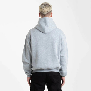 2026 Top Trending High Quality Cotton Oversize Hoodie <b>Thick</b> <b>Fleece</b> Drop Shoulder Plain Blank Boxy Hoodie Men Graphic Hoodies - Product Image 4