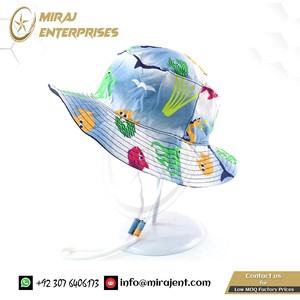 Niños Panamá al aire libre playa niñas sombrero de sol dibujos animados infantil pescador gorra verano bebé cubo sombrero protección UV niños gorra - Product Image 6