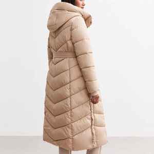 Winter Ready Unisex Coated Camouflage Formal Puffer <b>Long</b> <b>Jacket</b> with <b>Waterproof</b> Windproof Hooded Design - Product Image 5
