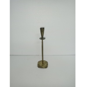 Modern Iron <b>Candle</b> <b>Holder</b> with Antique Finish Handcrafted Heat Resistant Design for Classic Artistry Royal Refinement Any Space - Product Image 4