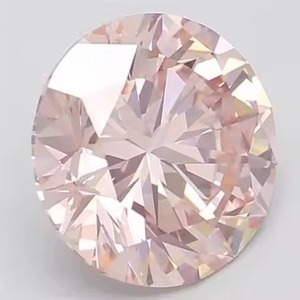 Le laboratoire rond rose intense certifié IGI a créé un coussin de diamant coupé dans une forme de fantaisie Diamants en vrac de Surat India - Product Image 3