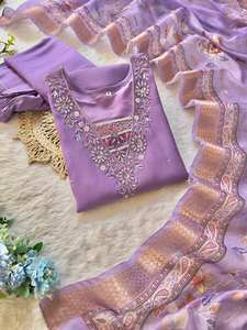 Vestido Anarkali con Estampado Floral para Mujer, Nuevo Kurti de Algodón y Rayón, Ropa Étnica de Oficina para Fiestas - Product Image 5