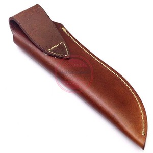 ใบมีดมีดพร้อมการรองรับ OEM ปลอกหนังเม็ดละเอียดทำด้วยมือผลิตตามสั่ง - Product Image 2