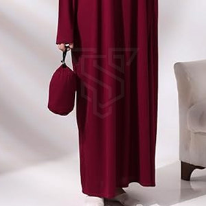 Abaya de mujer de moda al por mayor de tela transpirable de Pakistán Abaya de tamaño y color personalizados - Product Image 3