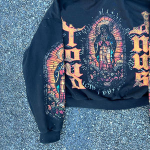 Sudadera con capucha de lavado Vintage para hombre, ropa de calle de peso pesado de algodón 100%, de gran tamaño Sudadera con capucha, sudadera con hombros caídos en blanco lavada con ácido para hombre - Product Image 6