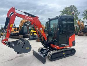 Mini-excavatrice KX027-4 d'occasion en excellent état, neuve, avec godet de 0,21 m, excavatrice sur chenilles, haute efficacité opérationnelle - Product Image 3