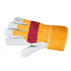 Guantes de Trabajo de Cuero Vacuno de Venta Directa de Fábrica, Agarre Firme, Anti-Impacto, Uso General, Pantalla Táctil, Guantes de Trabajo para Montadores - Product Image 3