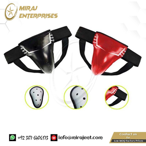 PU Leather Crotch Protector <b>GROIN</b> <b>GUARD</b> with Breathing Hole Taekwondo Katrate Boxing <b>Mma</b> S L Kids Adult Jockstrap - Product Image 2