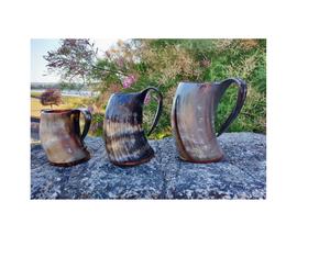 Personalized Handicraft High Quality Drinking Horn Coffee <b>Cup</b> Mug <b>Viking</b> Style drinking horn beer coffee mug And Wholesale Price - Product Image 1