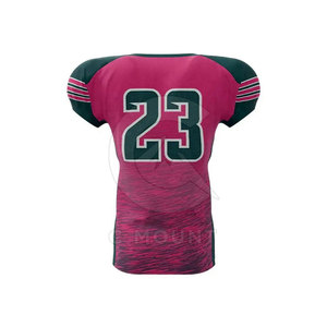 Uniforme de fútbol americano personalizado, ligero y transpirable, nuevo estilo con mangas cortas y colores personalizados - Product Image 3