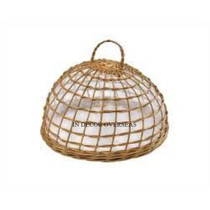 Dôme de service de nourriture en rotin de qualité supérieure le plus vendu Centre de table Restaurant et hôtel Accessoires Fournitures - Product Image 4