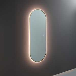 Miroir rétroéclairé par LED avec cadre effet laiton 60X160CM - Product Image 1