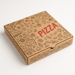 Tùy Chỉnh In Thân Thiện Với Môi Nâu Giấy Kraft Sóng Bánh <span class=keywords><strong>Pizza</strong></span> Hộp Thực Phẩm Cấp Các Tông Cho Nghệ Nghệ Nghệ Nghệ Phẩm Pizzeria Xây Dựng Thương Hiệu - Product Image 2