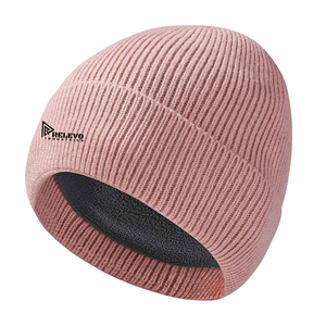 Gorros de Lana con Bordado 3D, Logotipo Personalizado, Unisex, Cálidos para Invierno, 100% Acrílico, Forro Polar Interior - Product Image 4