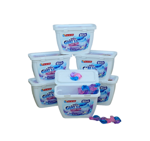 Eco Friendly Blue Pink Salt Laundry Detergent Liquid Tablets - <b>Pods</b> - 36 Tablets*13g Wholesale Suppliers - Product Image 1