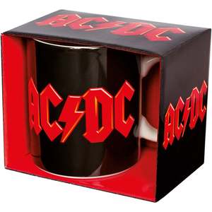 Taza de Café con Logotipo AC/DC, Tapa y Cuchara, Diseño Ecológico para Jubilación, Día del Padre, Oktoberfest, Estilo Escandinavo, Ideal para Cafeterías - Product Image 3