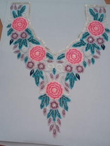 Custom High-Quality Embroidered <b>Collars</b> for Shirts, Dresses, and Uniforms Fashionable <b>Lace</b> and Fabric Options - Product Image 2