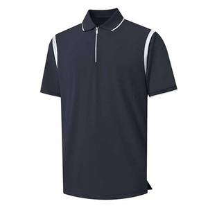 Polos para hombre de manga corta, informales, ligeros, de rendimiento, que absorben la humedad, con cremallera, polos de Golf para hombre - Product Image 2
