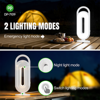 SMD LED wiederauf ladbarer Ring Not licht Camping Licht Nachtlicht Touch Switch Solar Aufladung mit Griff