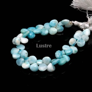 ลาริมาร์ทรงลูกบาศก์เหลี่ยมเพชรพลอย สีฟ้า 100% ธรรมชาติ ลูกปัด ได้รับการรับรองจากผู้ที่สาม สำหรับทำเครื่องประดับ สร้อยข้อมือ 7 นิ้ว 9 มม. - Product Image 1