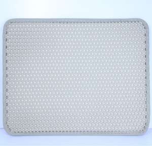 FADE PE Wasserdichte Katzenstreu matte Silikon Anti-Urin-Verschmutzungs-Abfall fallen matte Trocken matte Katzenstreu-Tablett matte Honeycomb Des - Product Image 2