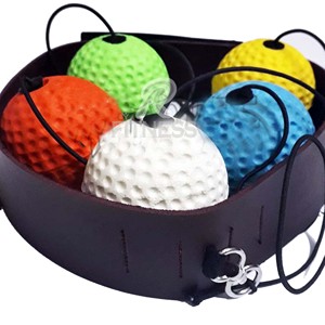 Leather Head-Mounted <b>Boxing</b> Reaction Speed Training Decompression <b>Ball</b> - Product Image 2