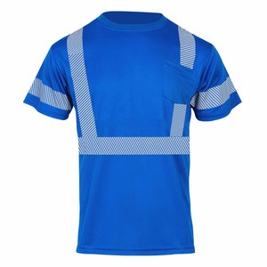 เสื้อเชิ้ตทำงานผ้าฝ้าย 100% ปักโลโก้ได้ตามต้องการ เสื้อแจ็คเก็ตทำงานทนทาน มองเห็นได้ชัดเจน ชุดเซฟตี้สะท้อนแสงสำหรับผู้ชาย เสื้อเชิ้ตแขนยาว - Product Image 5
