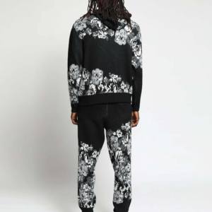 OEM Designer Marque Hommes Vintage Full Zip Hoodies 100% Coton Éponge Française Brodé À L'Acide Hiver Street Wear Impression Numérique - Product Image 4