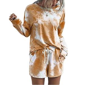 Women Above Knee Solid Knitting Quarter-<b>Zip</b> Sweatshirt and <b>Shorts</b> Set Trendy Two-Piece Casual Wear - Product Image 5