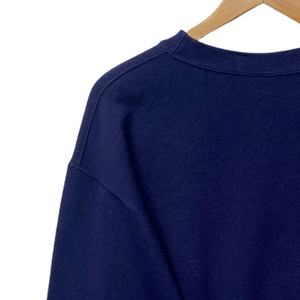 Haute demande coton Polyester blanc grande taille sweats personnalisé plaine col rond sweat français éponge pull à capuche - Product Image 6