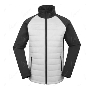 Chaqueta de Burbuja para Hombre, para Exteriores, de Poliéster, con Cremallera Completa, Cortavientos, Transpirable y Sostenible, para Senderismo, Viajes y Deportes. - Product Image 2