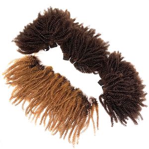 Besst Qualité Kinky Curly Color Bundles Et Frontal De 100% Cheveux Humains Vietnamiens Vrais Cheveux Humains - Product Image 4