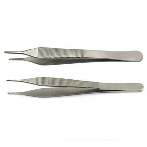 Adson marrón Manual Dental instrumento quirúrgico 4,75 "12cm pinzas 1X2 dientes Acero inoxidable Simaeco Medical Sm 101 CE - Product Image 1