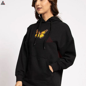 Sudadera con capucha de gran tamaño, ropa deportiva de moda, logotipo personalizado, venta al por mayor, sudaderas con capucha de algodón polar para mujer, superventas - Product Image 6