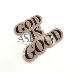 DIEU IS GOOD Design Tuile acrylique pour cils Vente en gros durable Outil de beauté personnalisé Service OEM disponible - Product Image 1